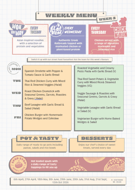 weekly menu week 3